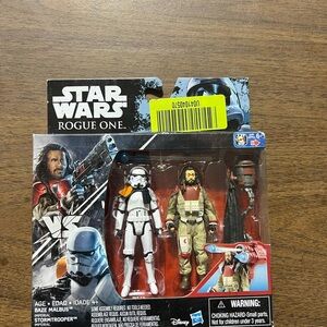 Disney Hasbro Star Wars Rogue One Baze Malbus & Stormtrooper 2 Pack